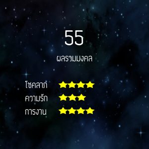 55-300x300 ความหมายคู่เลขศาสตร์  พลังงานเลข เลขแห่งปัญญามหาโชค